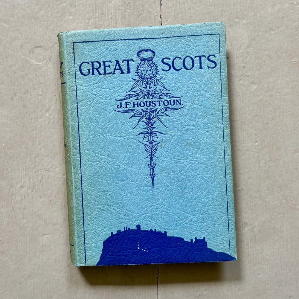 1949 Great Scots Scotland Famous Scottish Thistle Tartan Robert Burns Biography